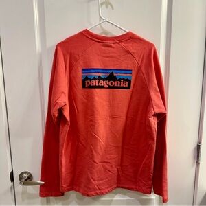 Men’s Patagonia Red/Burnt Orange Crewneck Sweater